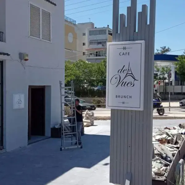 Ειδικές κατασκευές εκτύπωσης και σήμανσης για εκδηλώσεις και διακόσμηση, Επιγραφές Αλουμινίου: Πάνελ αλουμινίου με ψηφιακή εκτύπωση. Τοποθέτηση στην Αθήνα.