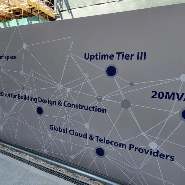 Εκτυπώσεις banner σε μουσαμά μεγάλης αντοχής, Ψηφιακές Εκτυπώσεις: Κατασκευή μουσαμά με ψηφιακή εκτύπωση για εργοτάξιο στην Αττική.