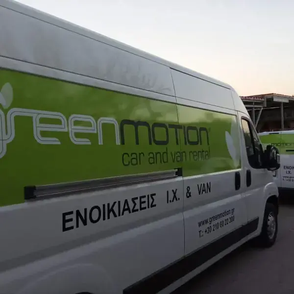 Εφαρμογή αυτοκόλλητων βινυλίου σε επαγγελματικό όχημα, Επιγραφές Αυτοκινήτων: Κατασκευή/Τοποθέτηση ψηφιακών εκτυπώσεων βινυλίου σε οχήματα, Αθήνα.