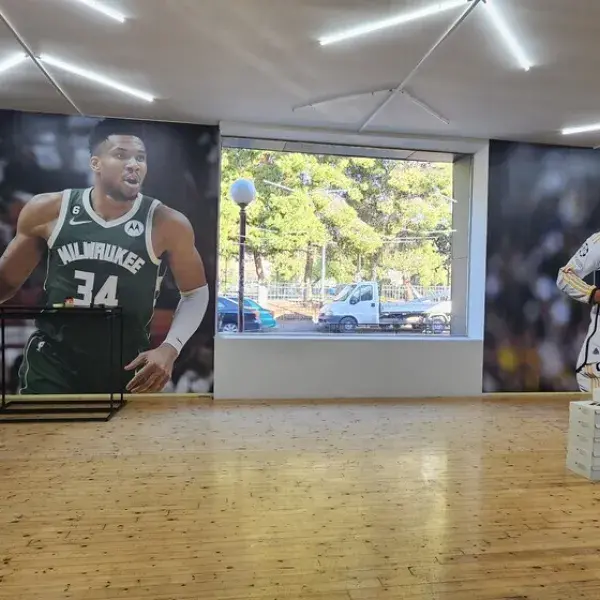 Ψηφιακές εκτυπώσεις μεγάλων διαστάσεων σε μουσαμά, αυτοκόλλητο και καμβά, Ψηφιακές Εκτυπώσεις: Τοποθέτηση μεγάλων εκτυπώσεων σε αυτοκόλλητο βινύλιο, Αθήνα.